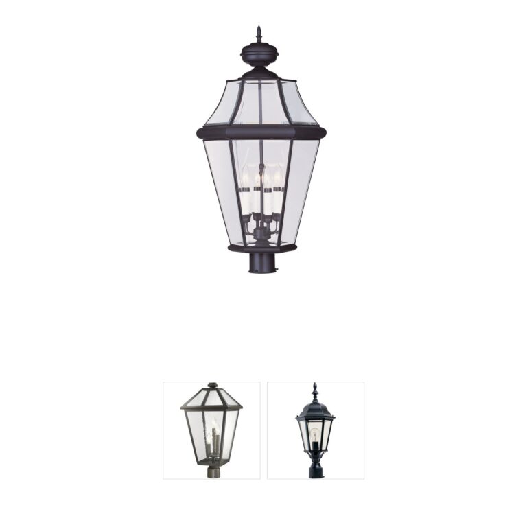 Livex Lighting Georgetown Solid Brass Post Light