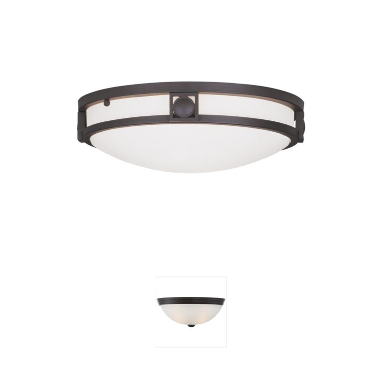 Livex Lighting Titania Bronze Flush Mount