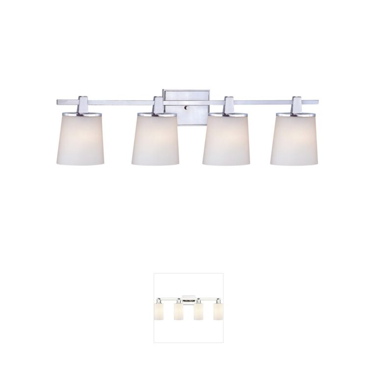 Dolan Designs Ellipse Chrome 4-Light Vanity