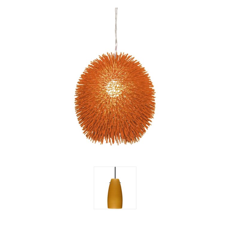 Varaluz Urchin Collection Hand-Forged Steel Pendant