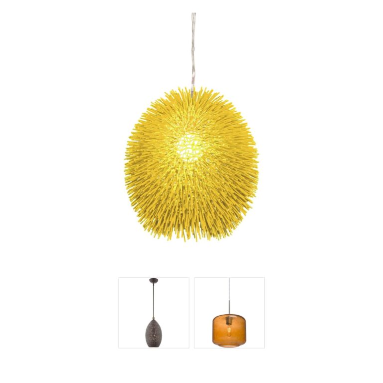 Varaluz Urchin Collection Hand-Forged Steel Pendant