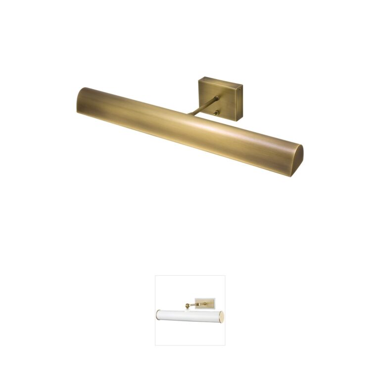 House of Troy Classic Traditional 24-Inch Antique Brass Battery-Operated LED Picture Light