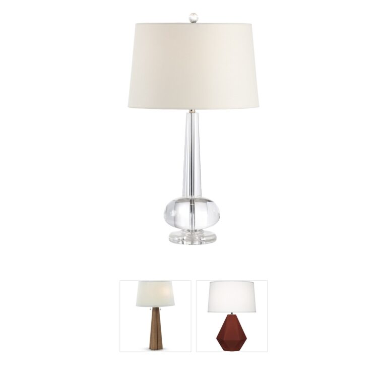 Wildwood Wildwood Solid Lead Crystal Modern Table Lamp