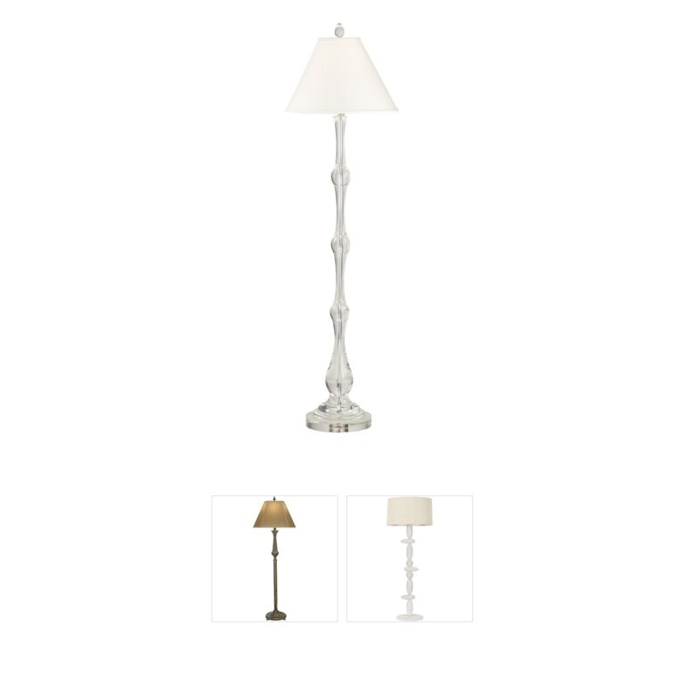 Wildwood Collection Solid Crystal Floor Lamp