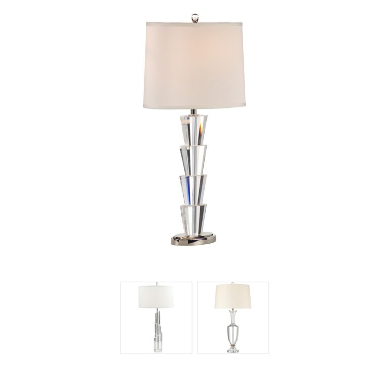Wildwood Wildwood Solid Crystal Modern Table Lamp