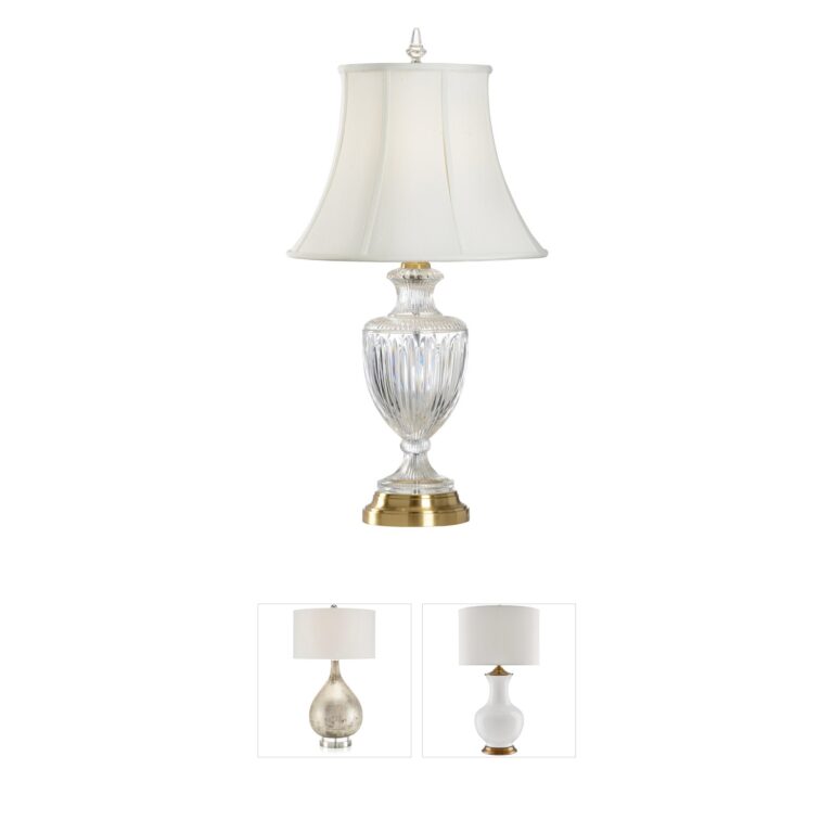 Wildwood Wildwood Italian Lead Crystal 33-Inch Table Lamp