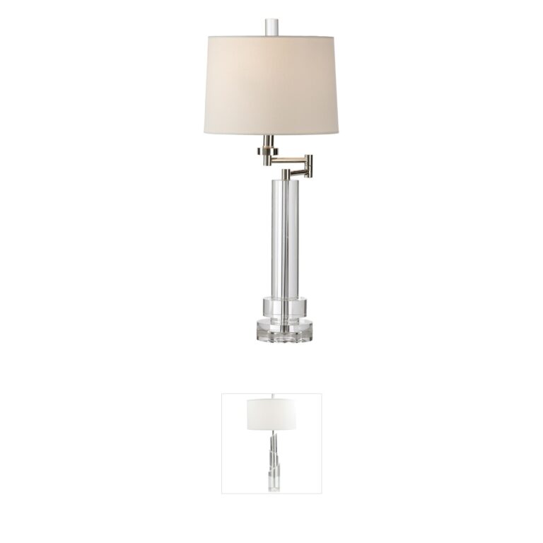 Wildwood Collection Solid Lead Crystal Table Lamp