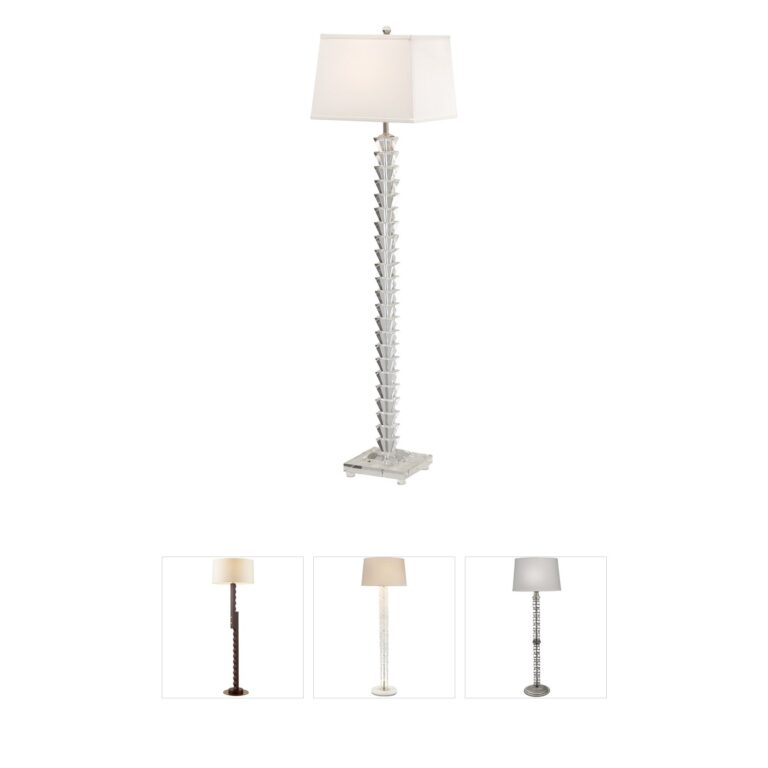 Wildwood Wildwood Solid Crystal Modern Floor Lamp