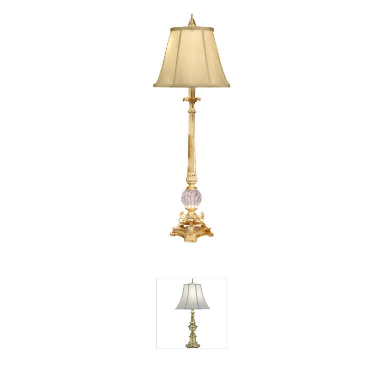 Wildwood Wildwood Antique Gold Patina Composite Table Lamp