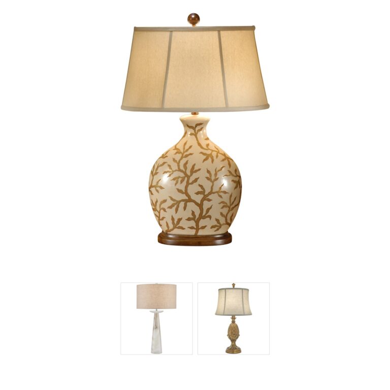 Wildwood Wildwood Hand Painted Porcelain Table Lamp