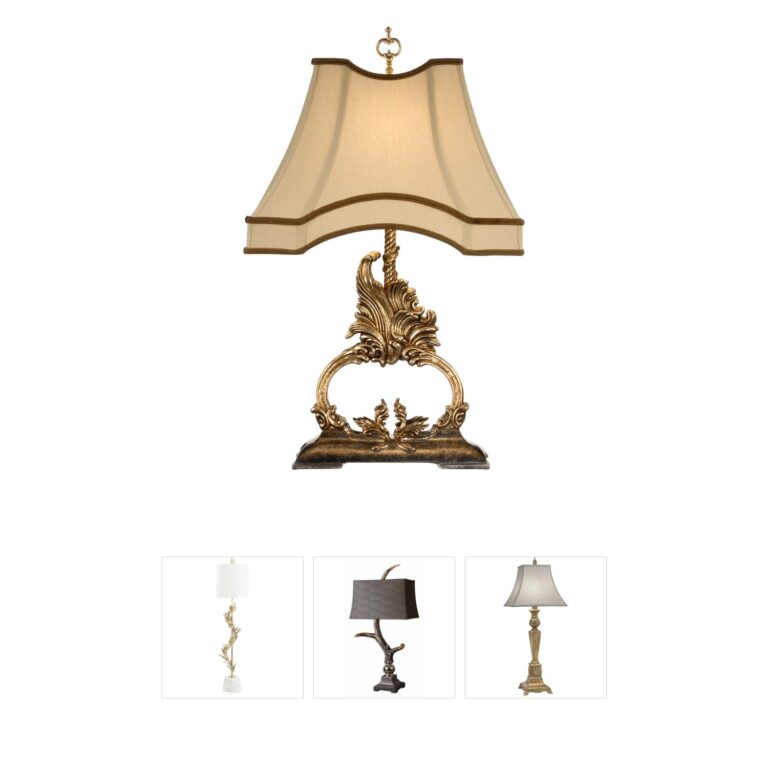 Wildwood MarketPlace Old Gold Composite Table Lamp