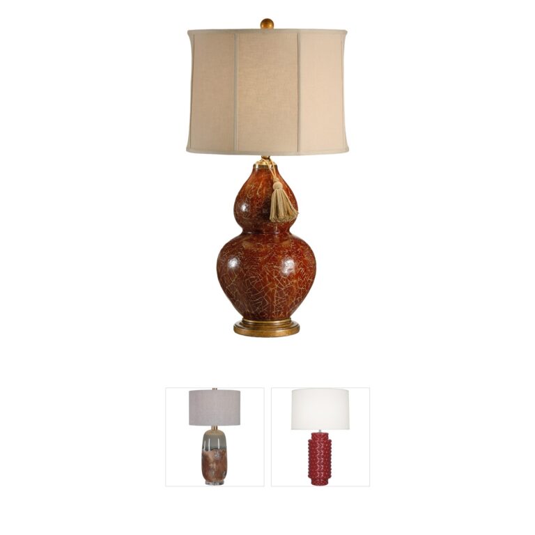 Wildwood Wildwood Crackled Glaze Earthenware Table Lamp