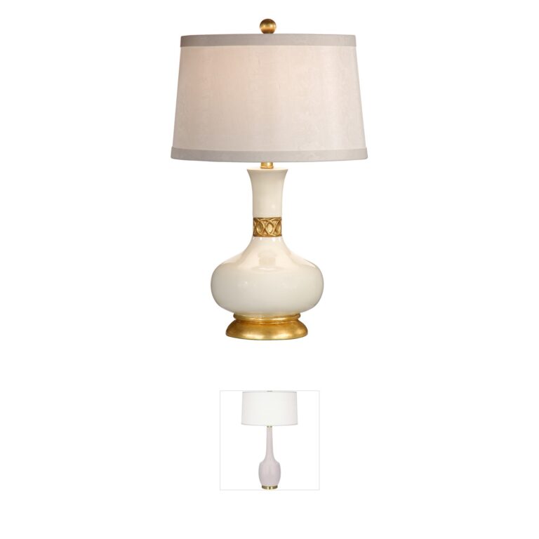 Wildwood Wildwood Porcelain Table Lamp in Gardenia White Glaze