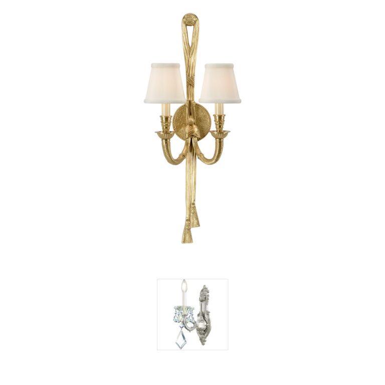 Wildwood Wildwood Collection Cast Brass Wall Sconce in Antique Patina