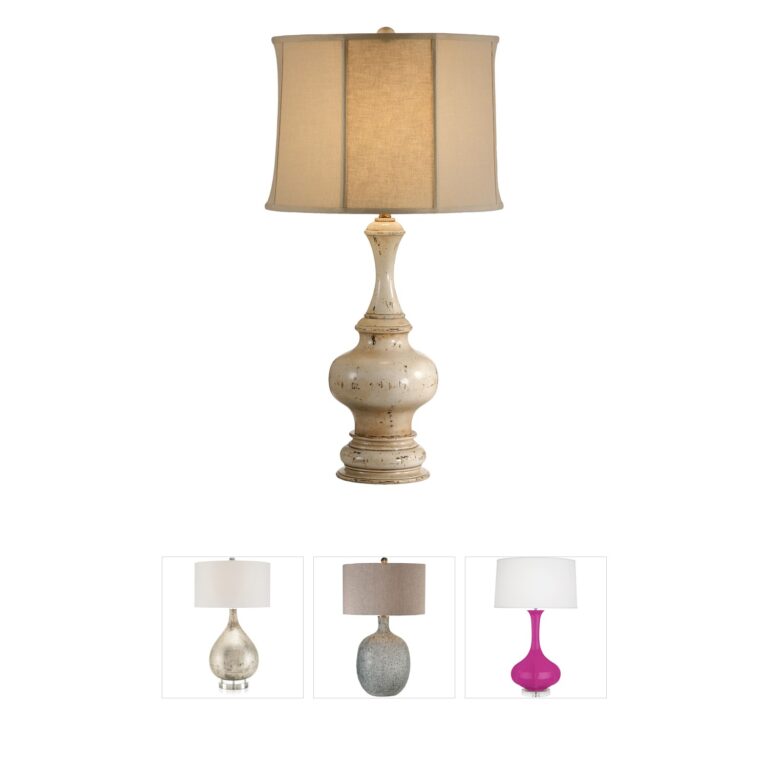 Wildwood Wildwood Hand Painted Composite Table Lamp