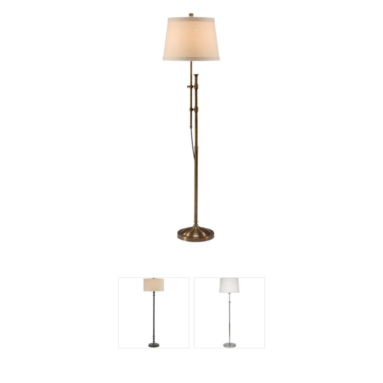 Wildwood MarketPlace Antique Patina Brass Floor Lamp