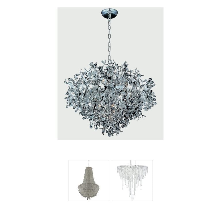 Maxim Lighting Comet Polished Chrome & Crystal Pendant