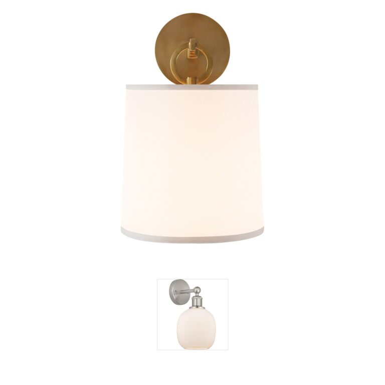 Visual Comfort Barbara Barry French Cuff Soft Brass Wall Sconce