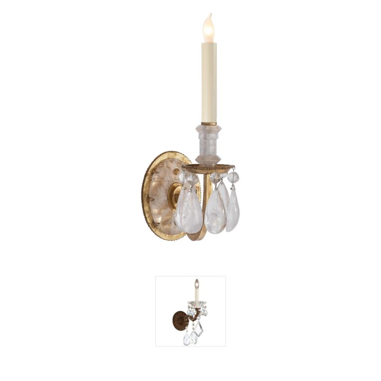 Visual Comfort Elizabeth Gilded Iron Double Wall Sconce