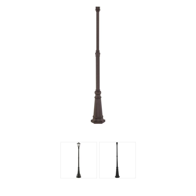 Quoizel Signature Collection 84-Inch Aluminum Outdoor Post in Imperial Bronze
