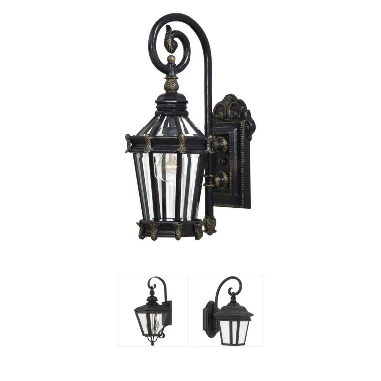 Minka-Lavery Stratford Hall Heritage/Gold Outdoor Wall Light