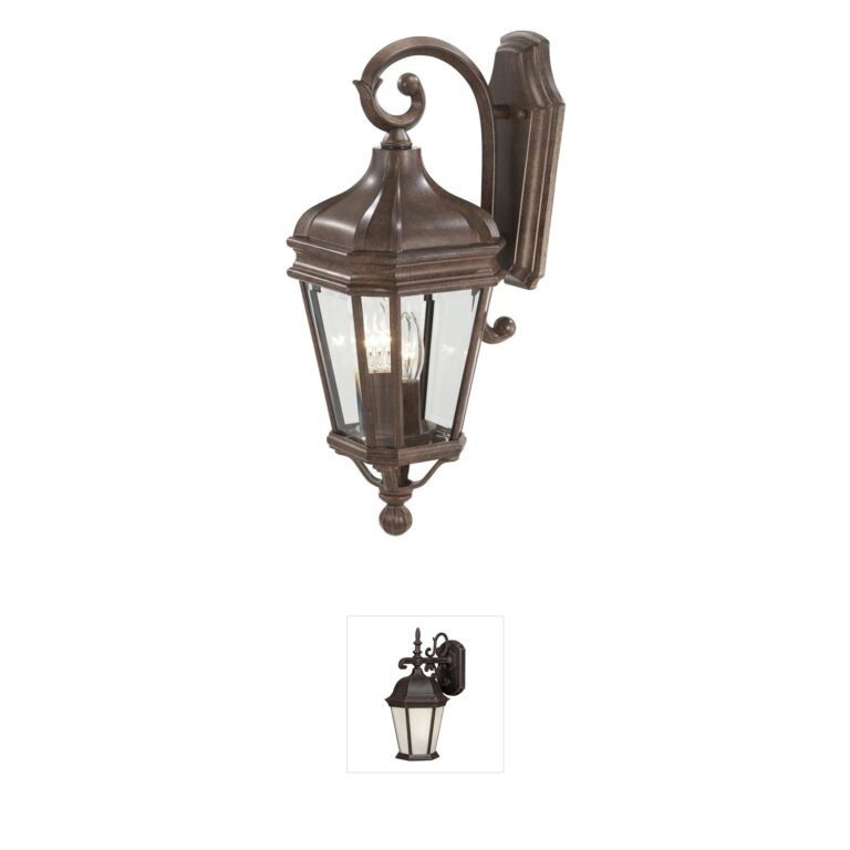Minka-Lavery Harrison Vintage Rust Outdoor Wall Light