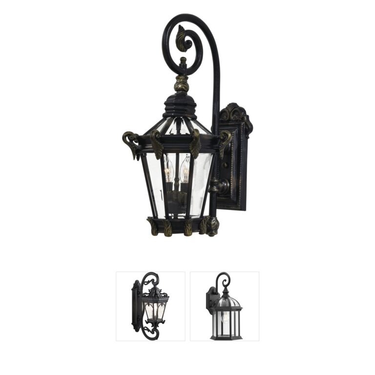 Minka-Lavery Stratford Hall Heritage/Gold Outdoor Wall Light