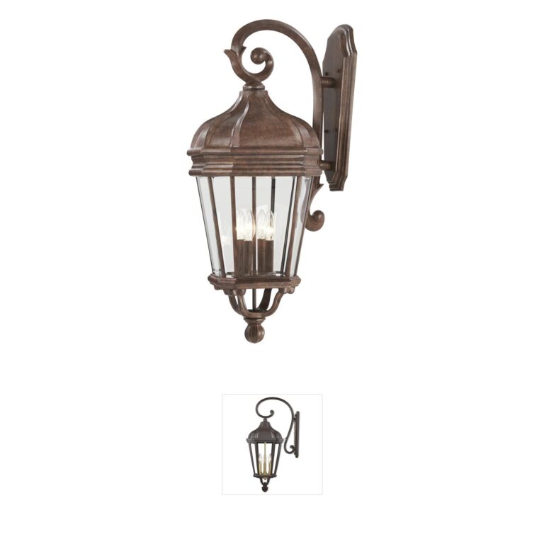 Minka-Lavery Harrison Vintage Rust Outdoor Wall Light