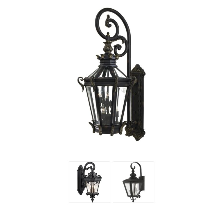 Minka-Lavery Stratford Hall 9-Light Sand-Cast Aluminum Outdoor Wall Mount
