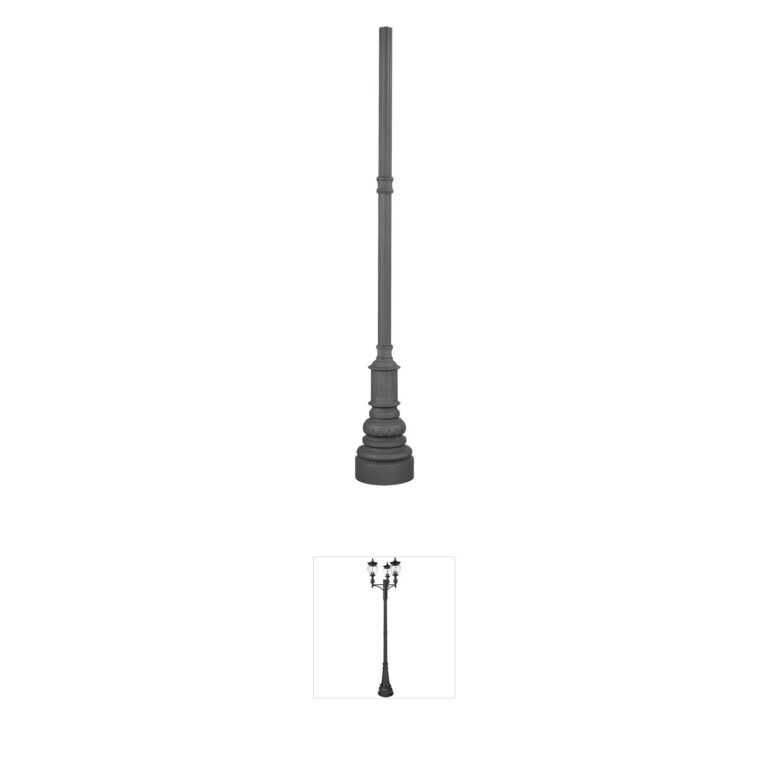 Minka-Lavery The Great Outdoors Coal Cast Aluminum Post Light