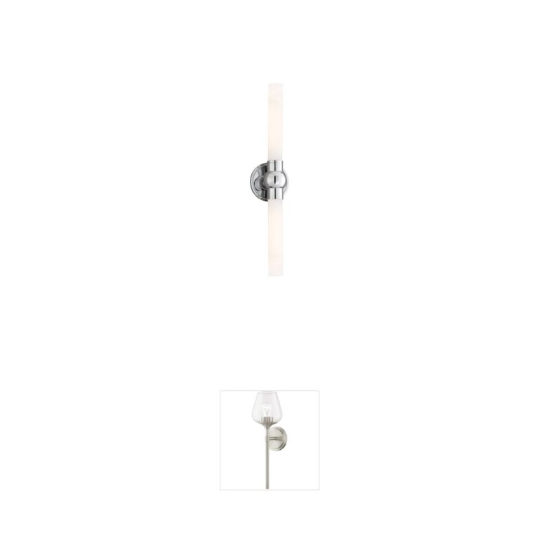 Hudson Valley Cornwall Polished Chrome Vanity Light