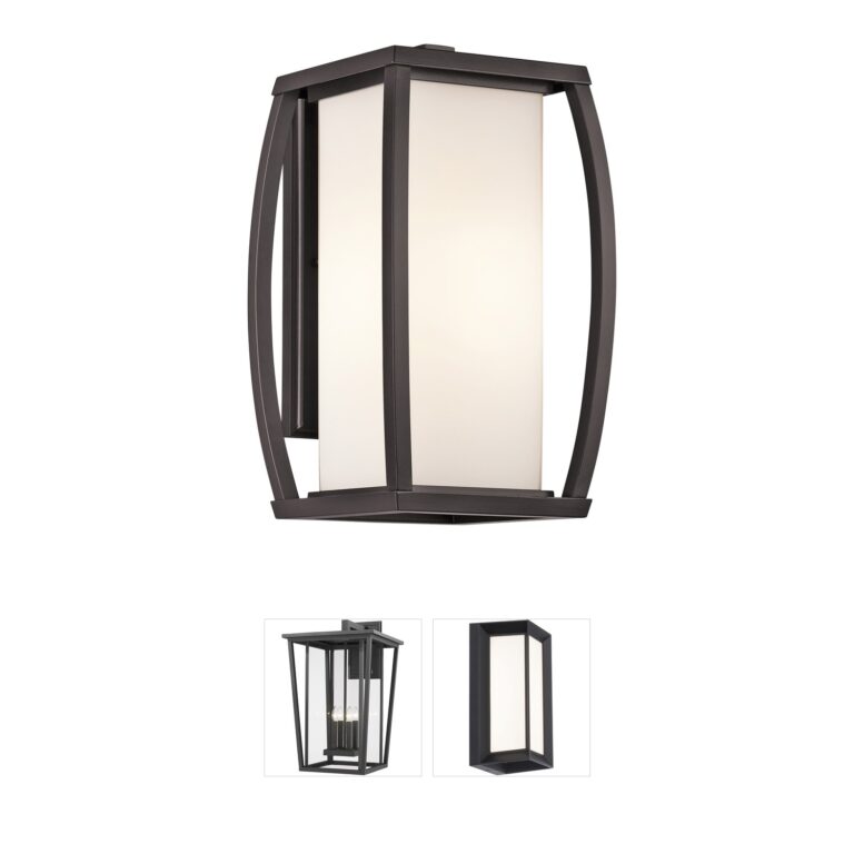 Kichler Bowen Cast Aluminum Outdoor Wall Sconce