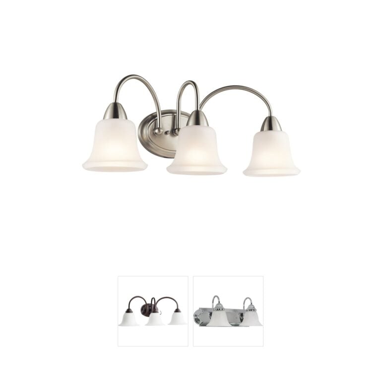 Kichler Nicholson 3-Light Brushed Nickel Vanity Light