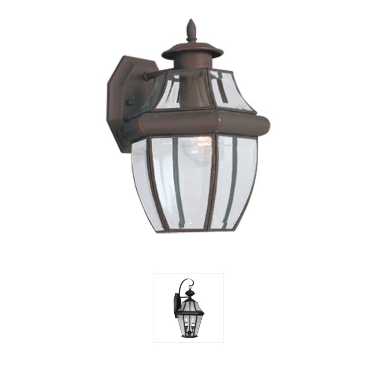 Generation Lighting Lancaster Antique Bronze Brass Outdoor Lantern