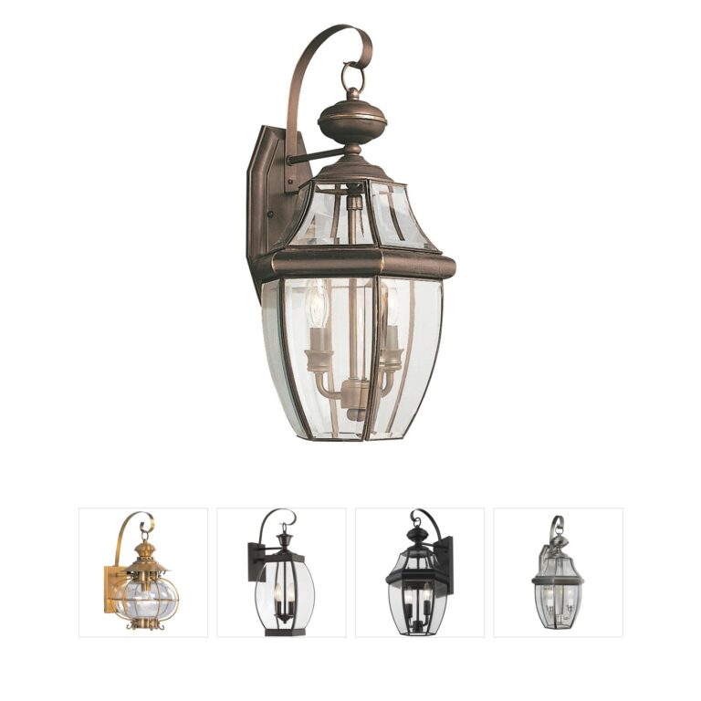 Generation Lighting Lancaster Antique Bronze Outdoor Wall Light