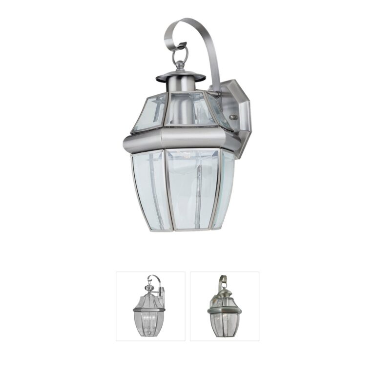 Generation Lighting Lancaster Antique Brushed Nickel Outdoor Wall Lantern