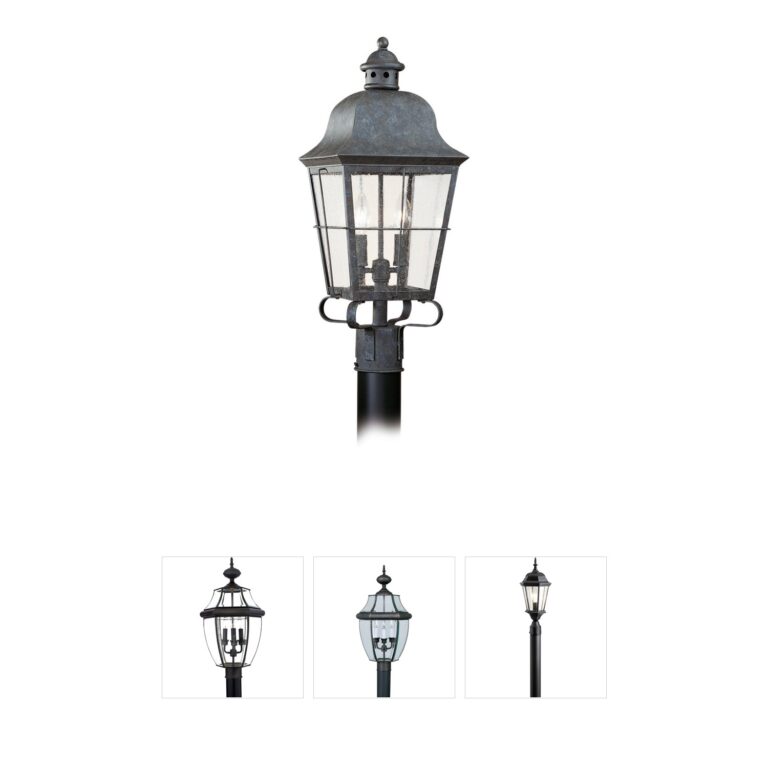 Generation Lighting Chatham Oxidized Bronze Brass Outdoor Post Lantern
