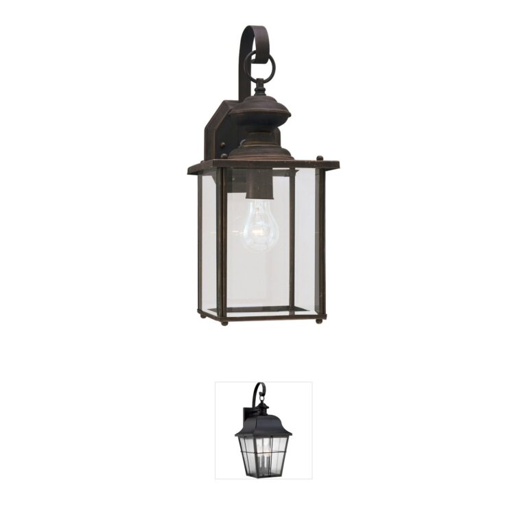 Generation Lighting Jamestowne Antique Bronze Outdoor Wall Lantern