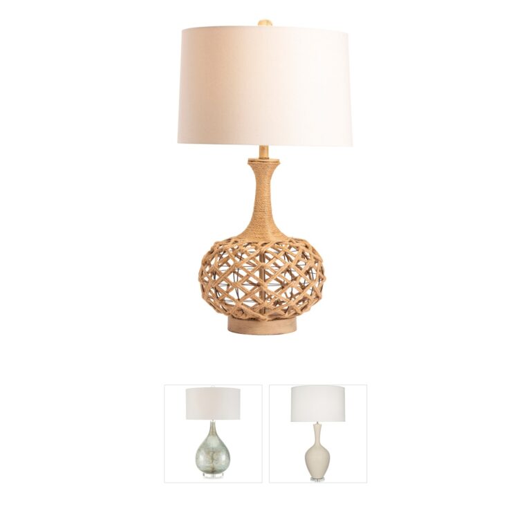 Crestview Collection Myla Natural Hemp Table Lamp