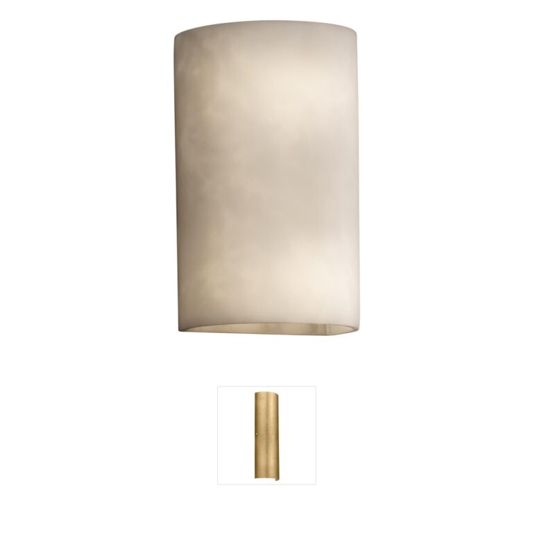 Justice Design Clouds Collection Clouds Resin 2-Light Wall Sconce