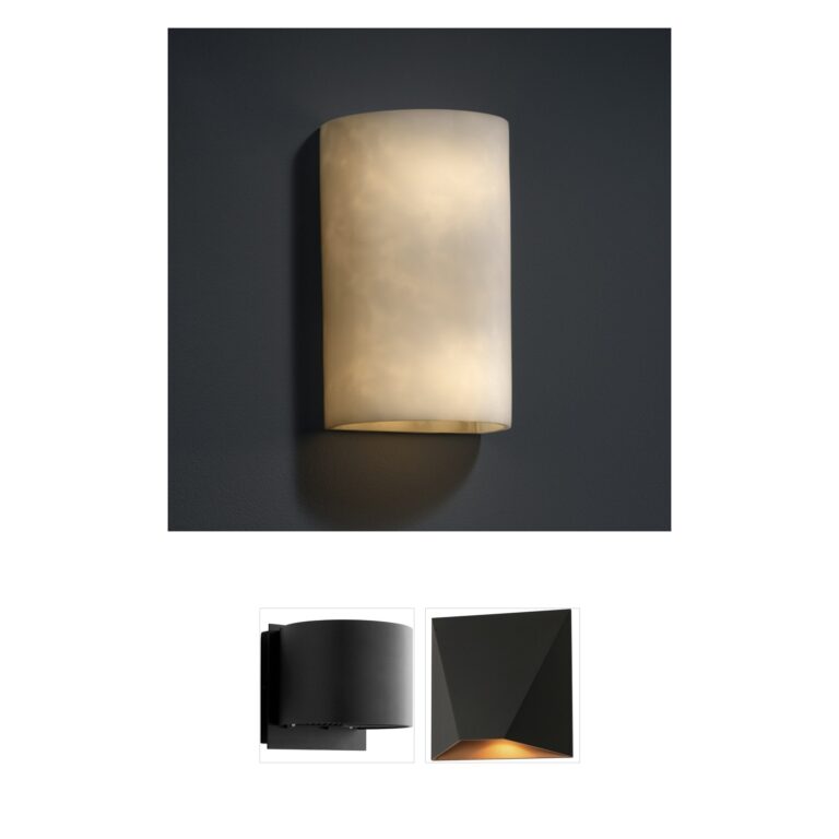 Justice Design Clouds Collection Clouds Resin Outdoor Wall Sconce