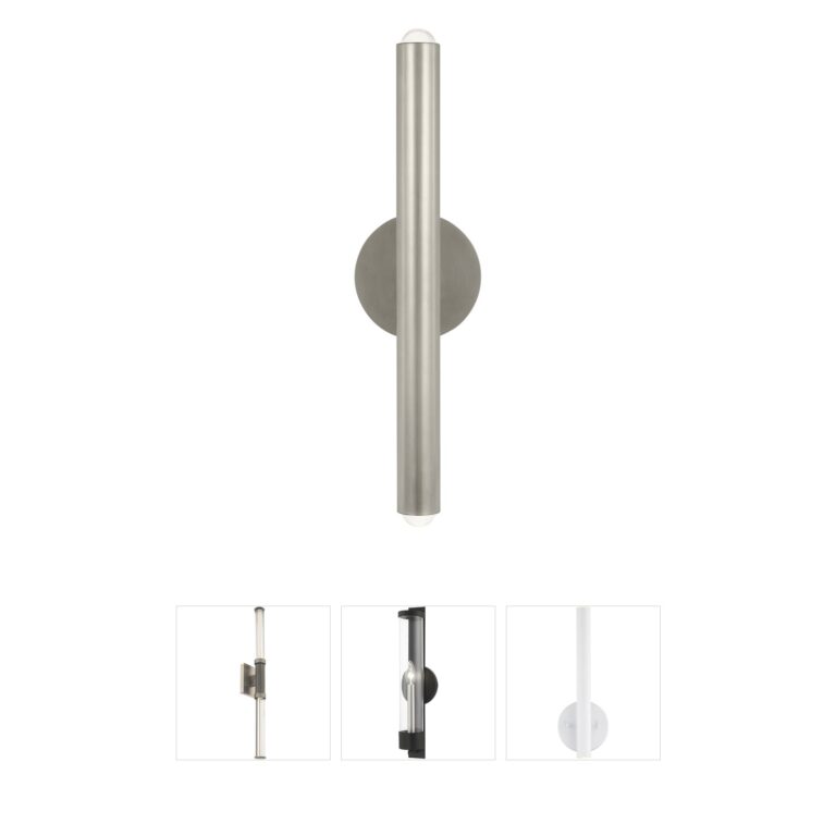 Visual Comfort Modern Collection Kelly Wearstler Ebell 16-Inch Natural Brass LED Wall Sconce