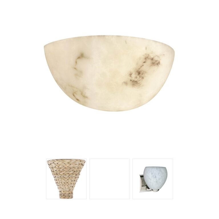 Justice Design Lumenaria Faux Alabaster Wall Sconce