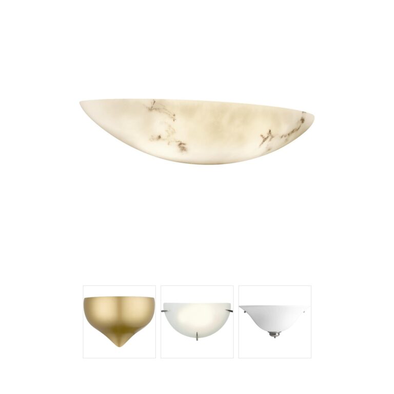 Justice Design Lumenaria Faux Alabaster Wall Sconce