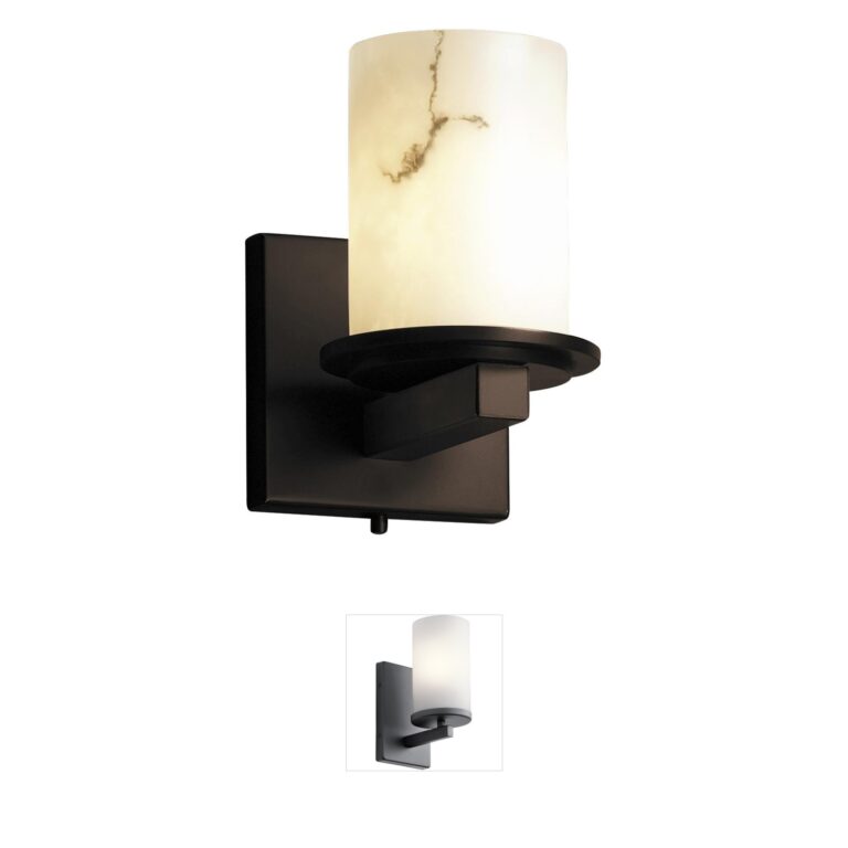 Justice Design Lumenaria Faux Alabaster Wall Sconce
