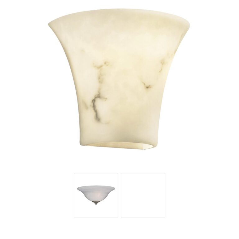 Justice Design Lumenaria Faux Alabaster Wall Sconce