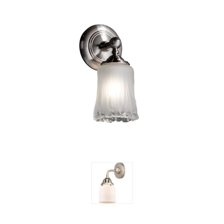 Justice Design Veneto Luce Brushed Nickel Wall Sconce