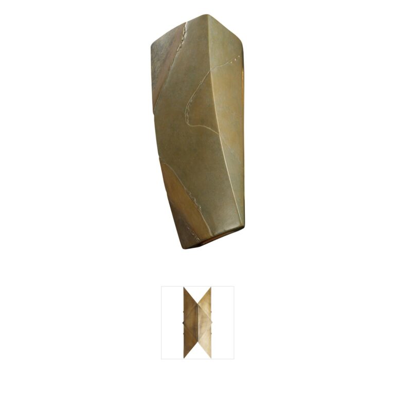 Justice Design Group Ambiance Rectangle Ceramic Wall Sconce - Bisque
