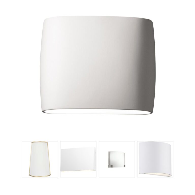 Justice Design Ambiance Wide ADA Oval Ceramic Sconce