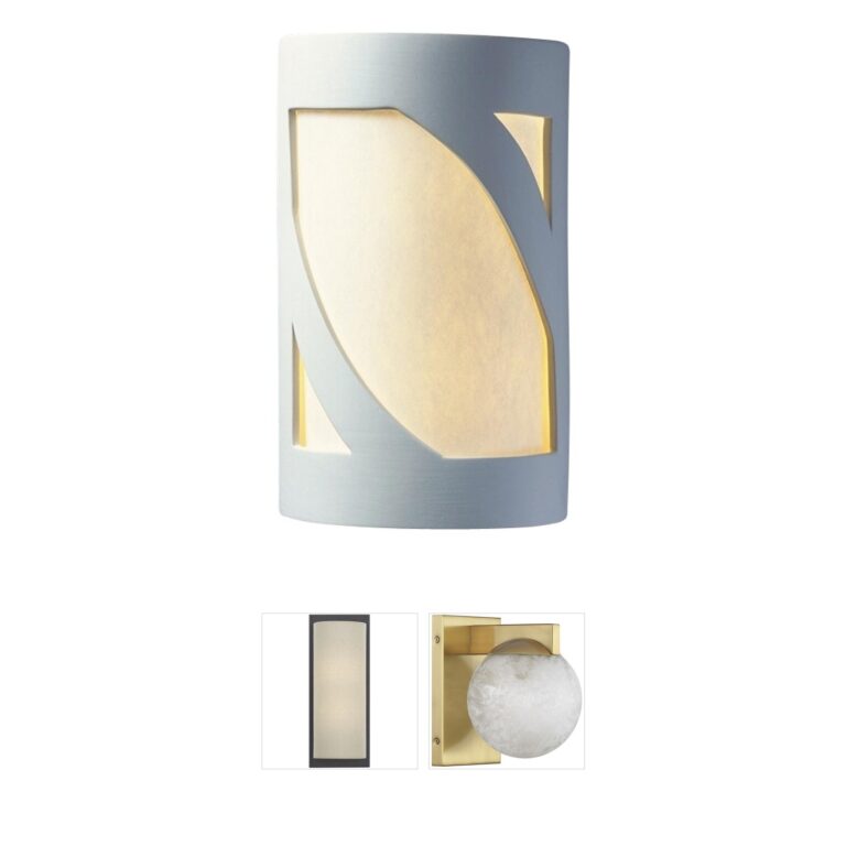 Justice Design Group Ambiance Prairie Window Ceramic Outdoor Sconce